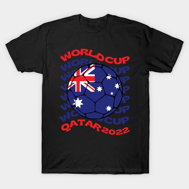 Australia Soccer T-Shirt by footballomatic